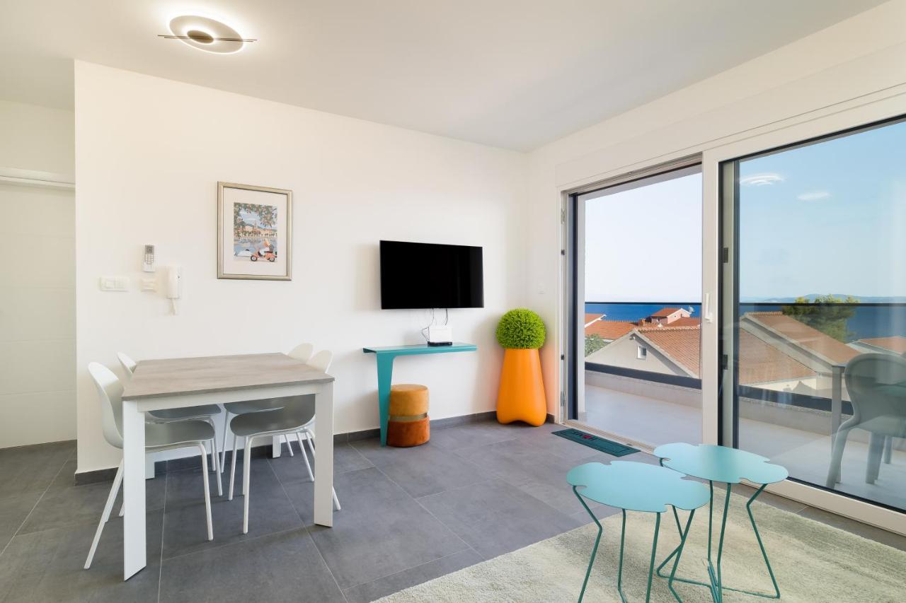 Luxury Apartment- Balcony- Private Rooftop And Jacuzzi- Common Pool Trogir Exterior foto